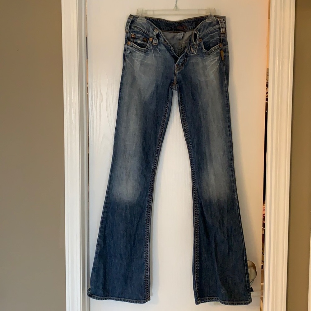 Silver Jeans Low Rise Wide Bottom